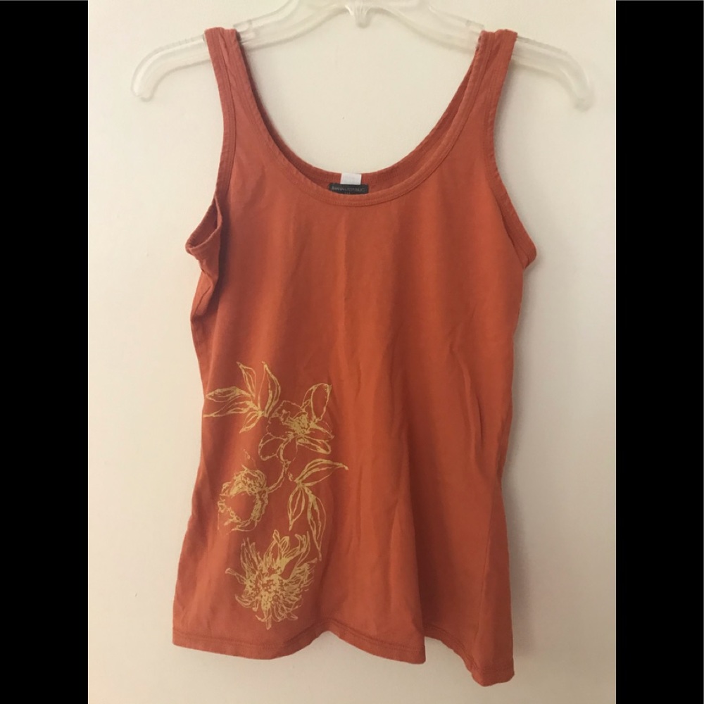 Orange tribal tank